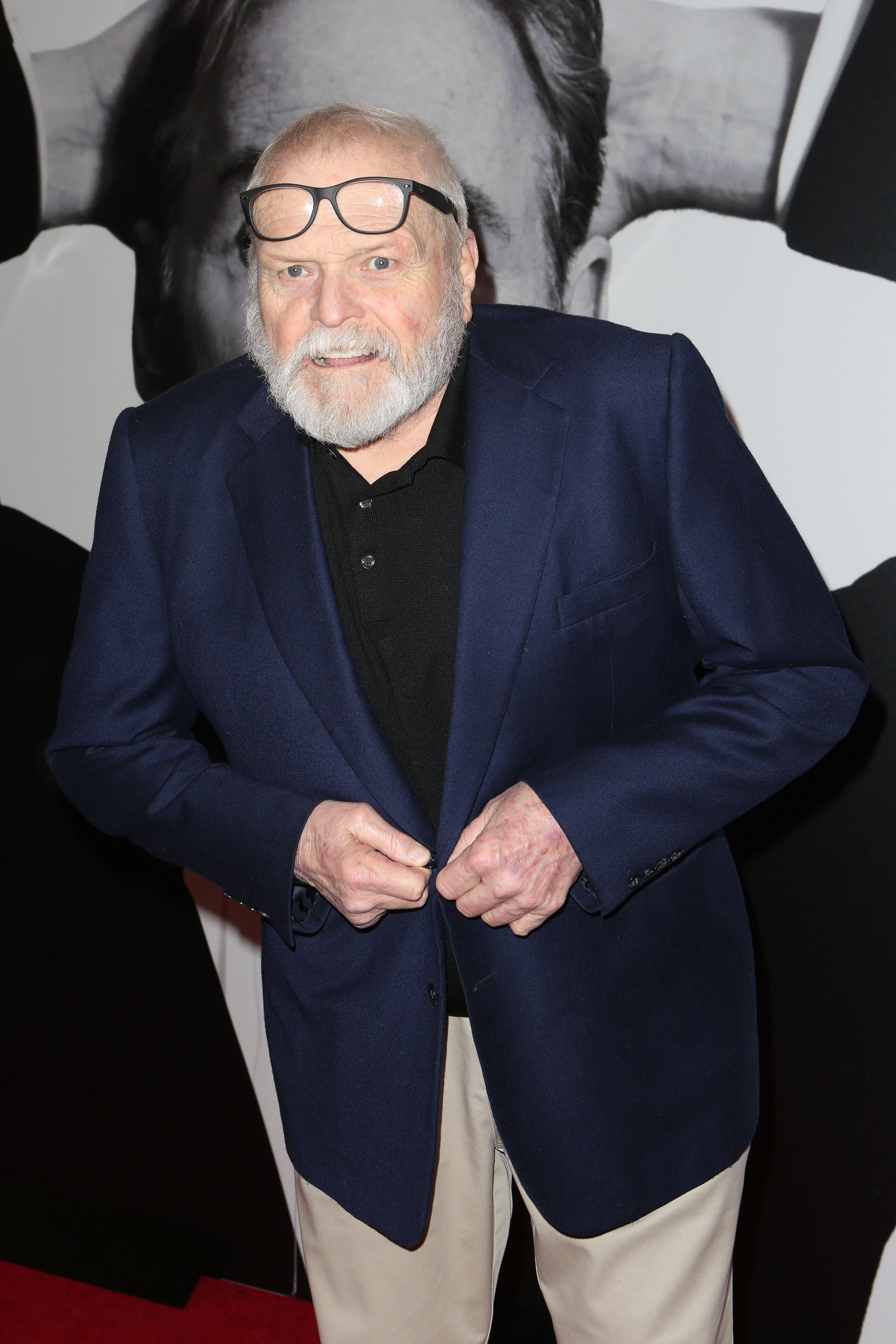 Brian Dennehy attends "Present Laughter" opening night on April 5, 2017, in New York City. | Source: Getty Images.