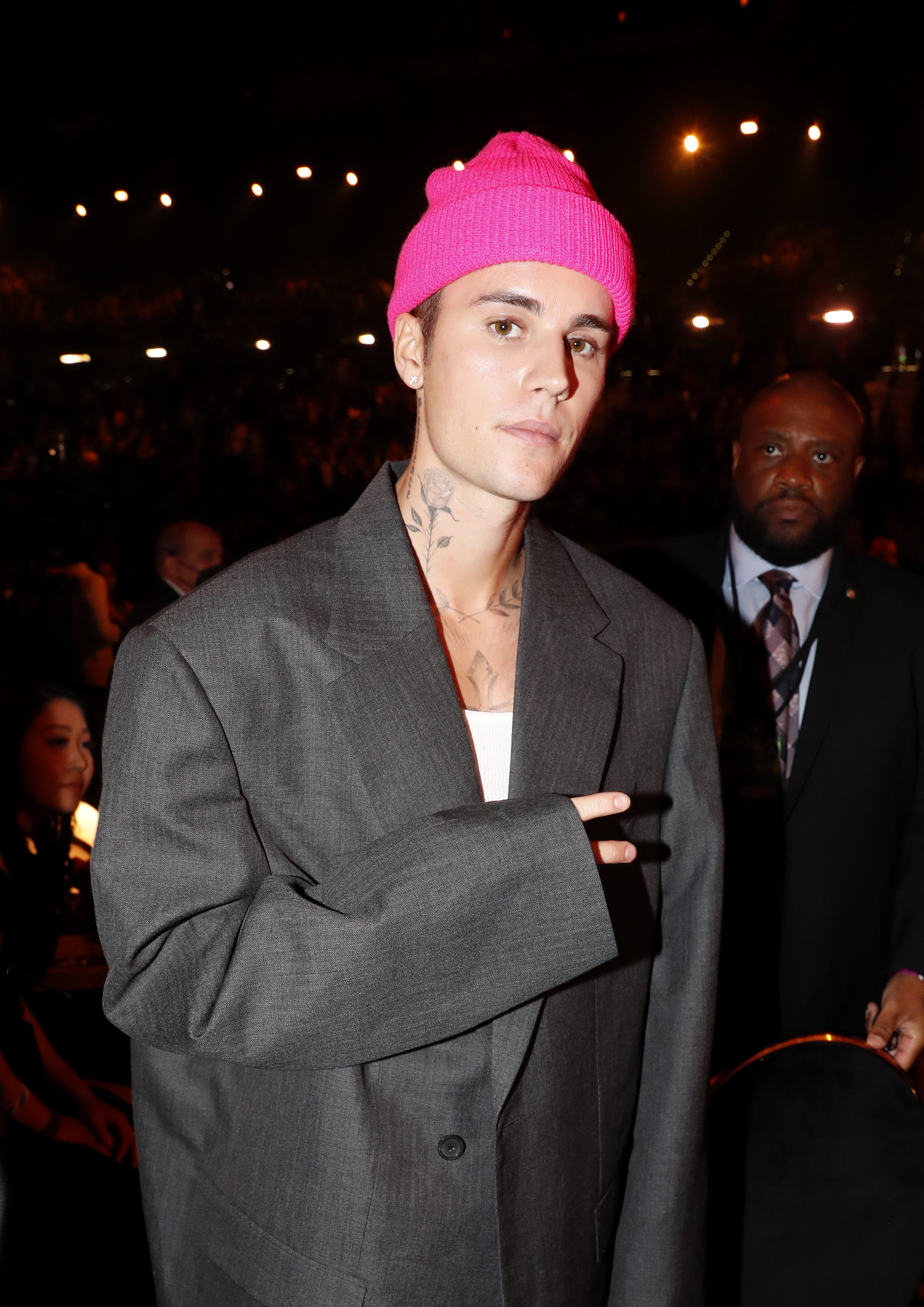 Justin Bieber attends the 64th Annual GRAMMY Awards in Las Vegas, Nevada, on April 3, 2022. | Source: Getty Images