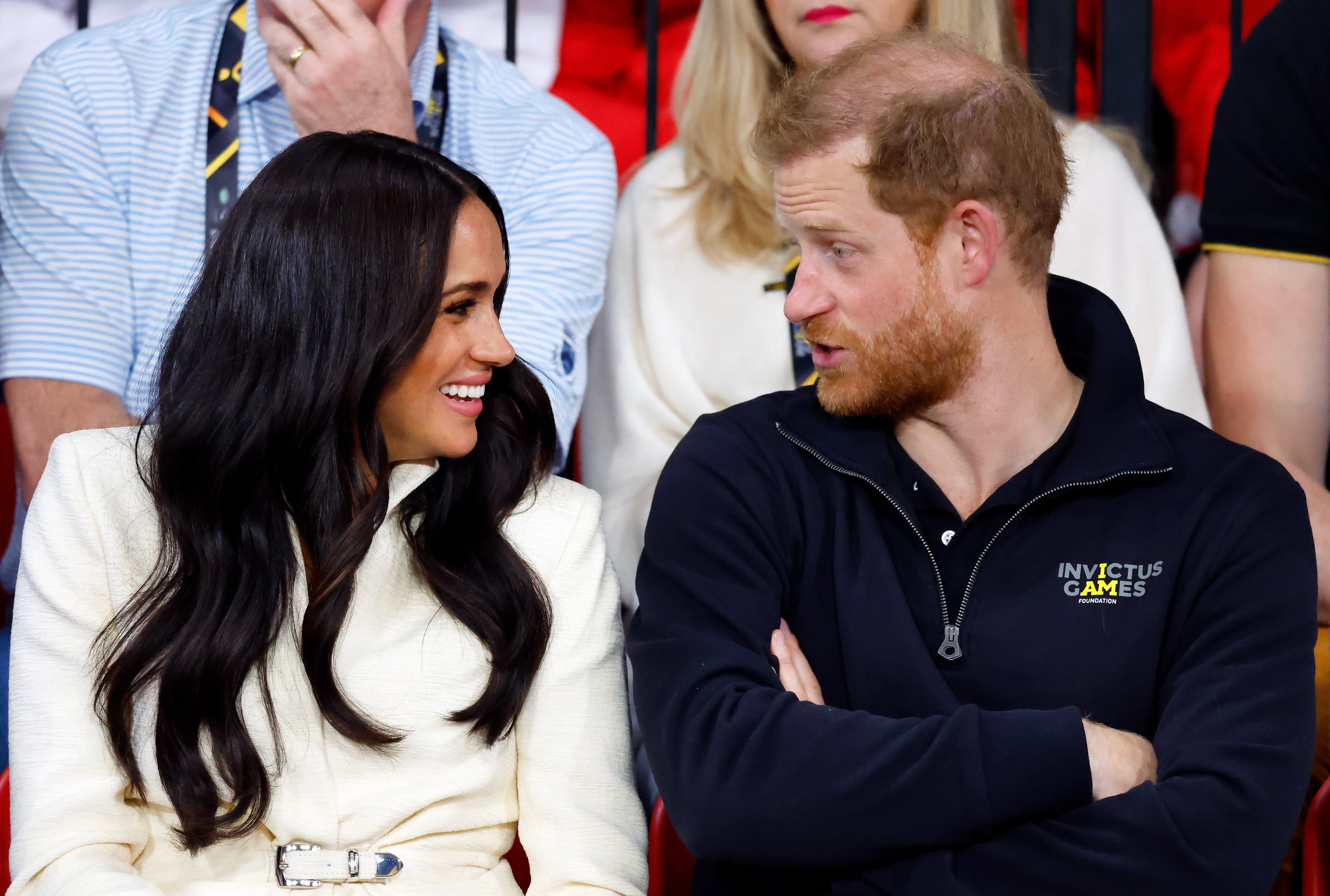 Prince Harry, Duke of Sussex and Meghan, Duchess of Sussex, at the Invictus Games at Zuiderpark on April 17, 2022 in The Hague, Netherlands | Source: Getty Images