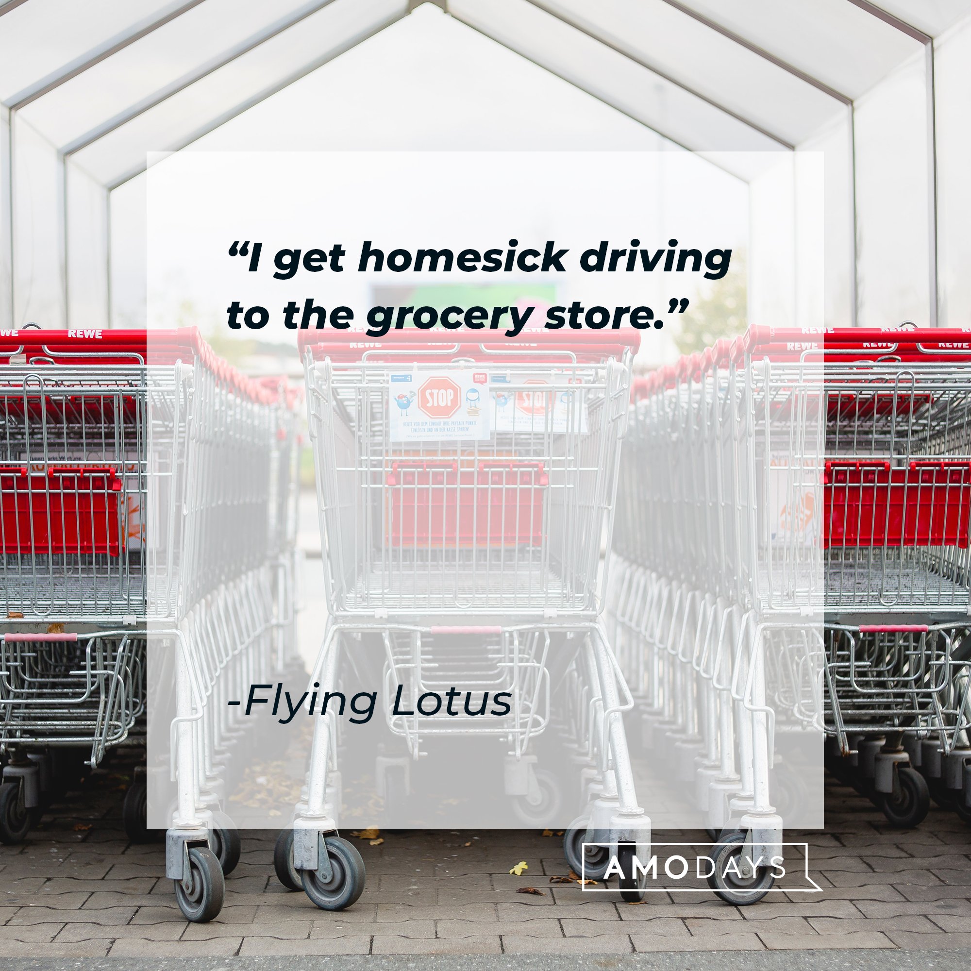 Flying Lotus' quote: "I get homesick driving to the grocery store." | Image: AmoDays