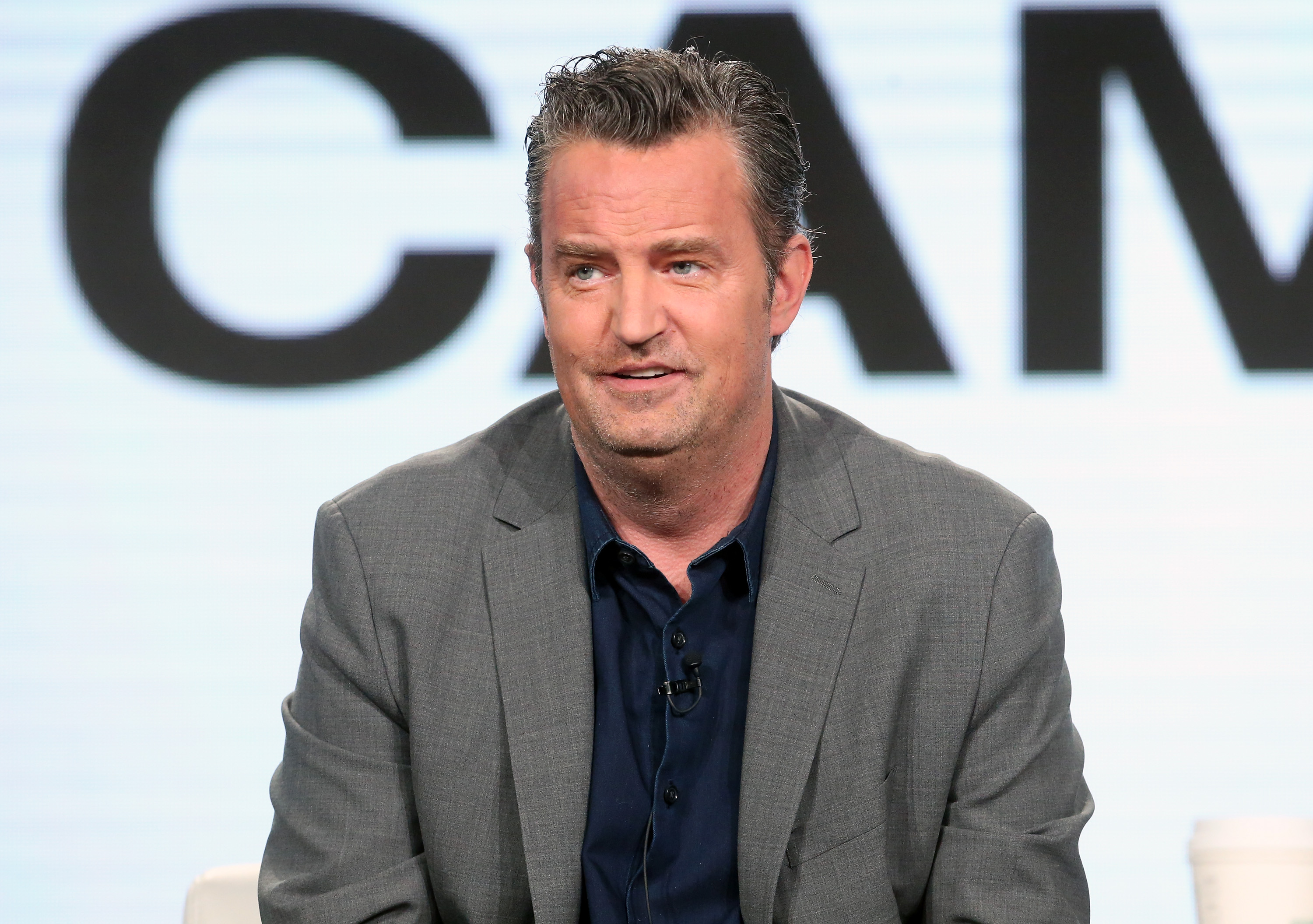 Matthew Perry during the REELZChannel portion of the 2017 Winter Television Critics Association Press Tour on January 13, 2017, in Pasadena, California. | Source: Getty Images