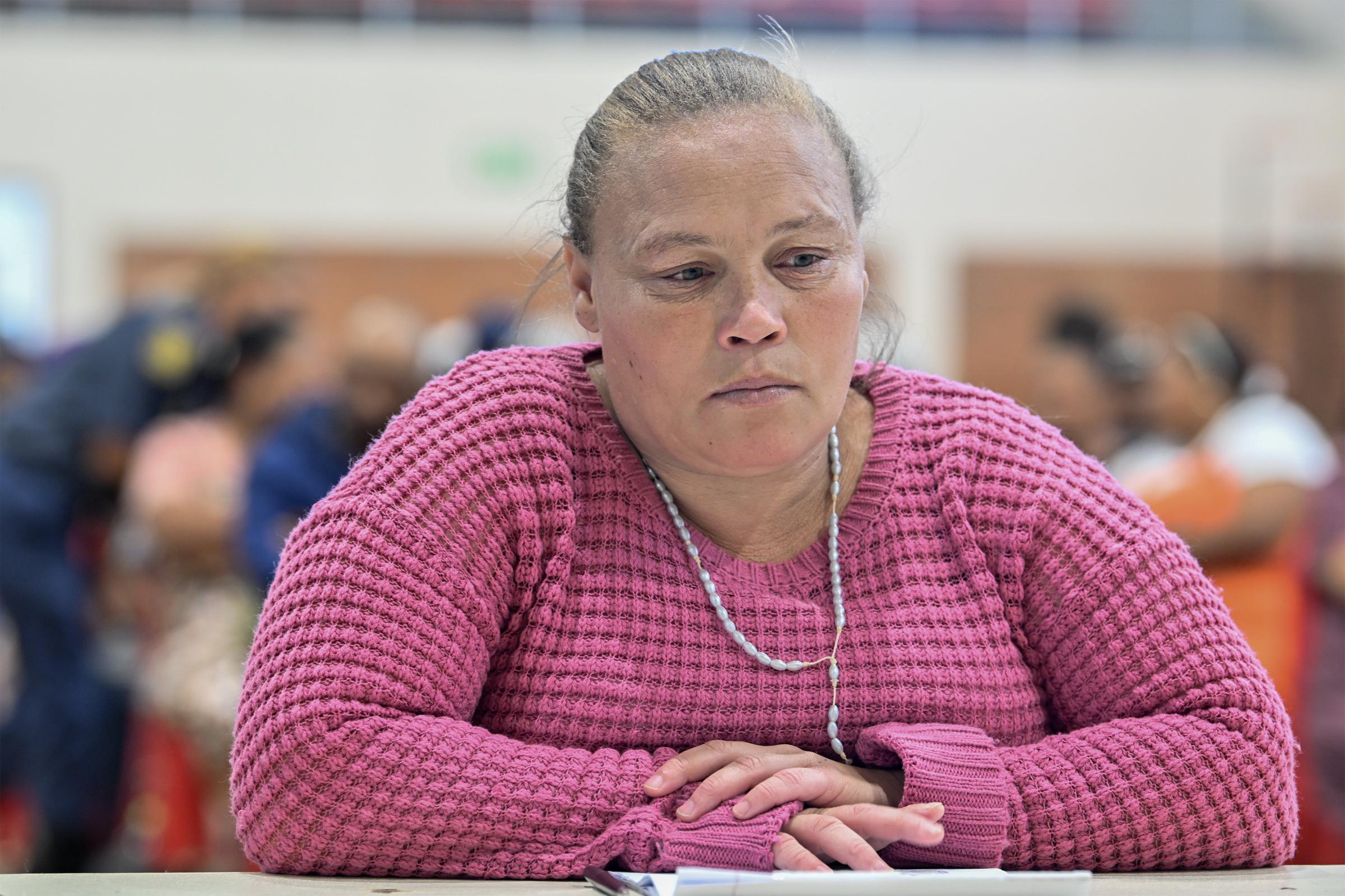Racquel Smith is seen during the trial in the Joshlin Smith disappearance case on Day 7 at the White City Multipurpose Centre on March 11, 2025, in Saldanha Bay, South Africa | Source: Getty Images