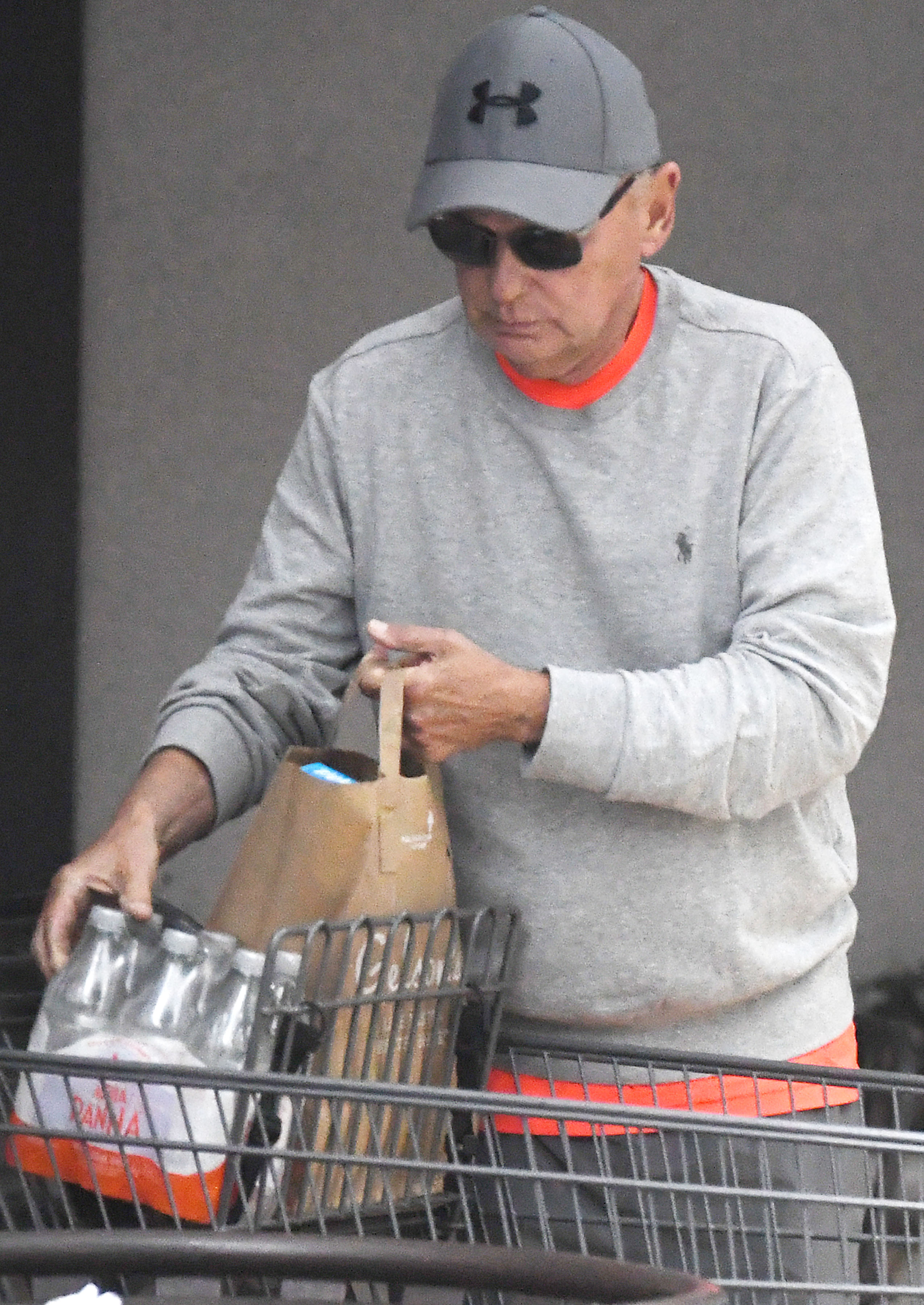 Pat Sajak is seen out and about in Encino, California on April 12, 2024 | Source: Getty Images