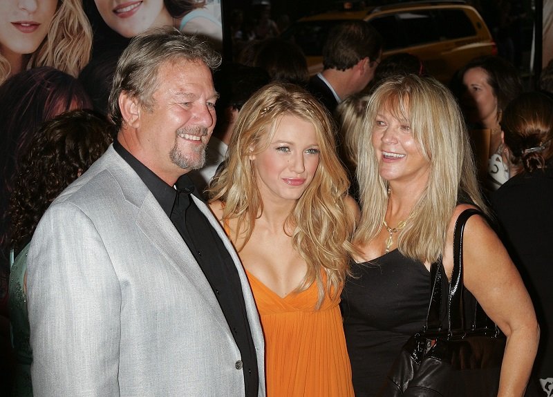 Ernie Lively, Blake Lively and Elaine Lively on July 28, 2008 in New York City | Photo: Getty Images
