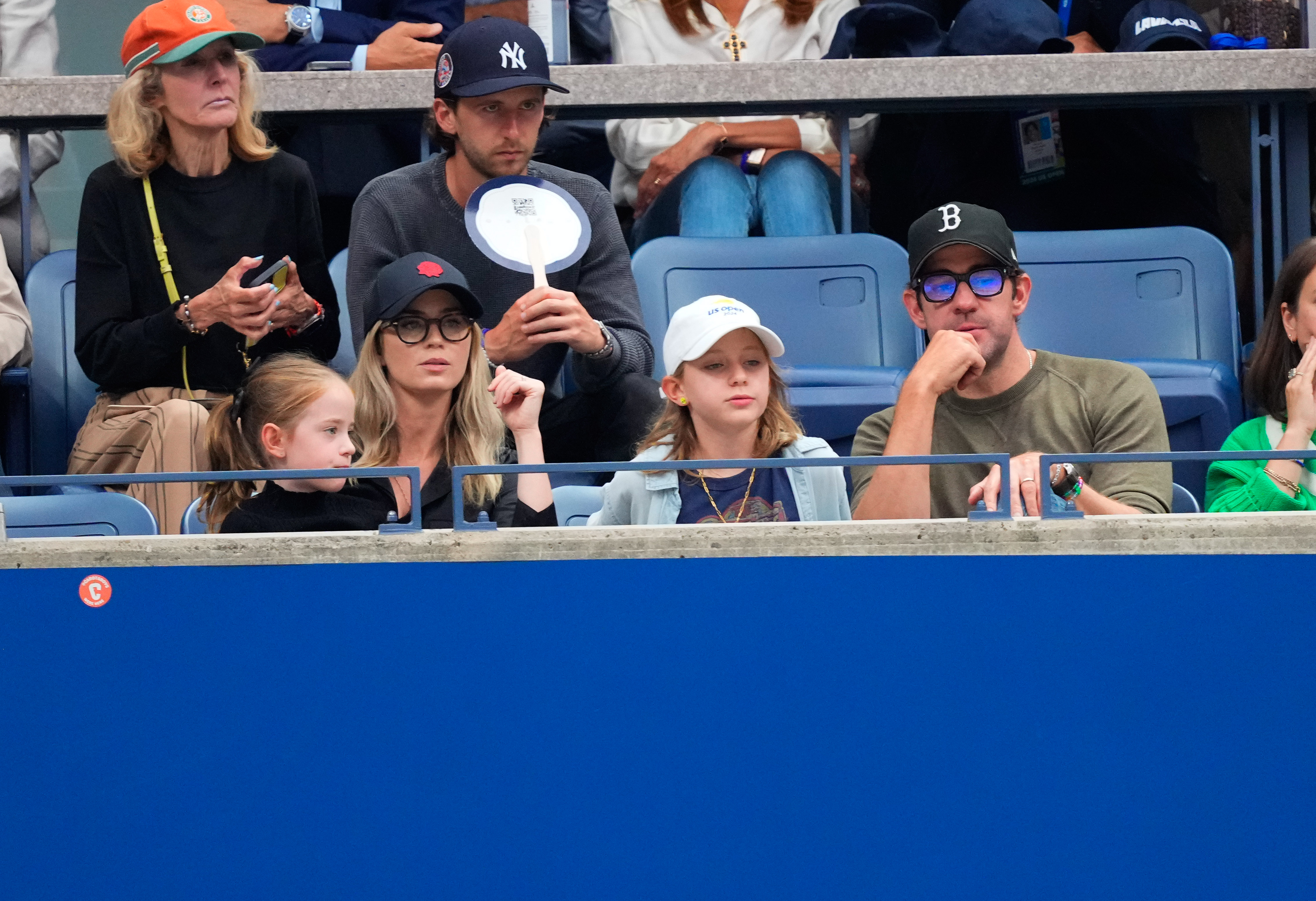 Emily Blunt, Violet, Hazel and John Krasinski. | Source: Getty Images