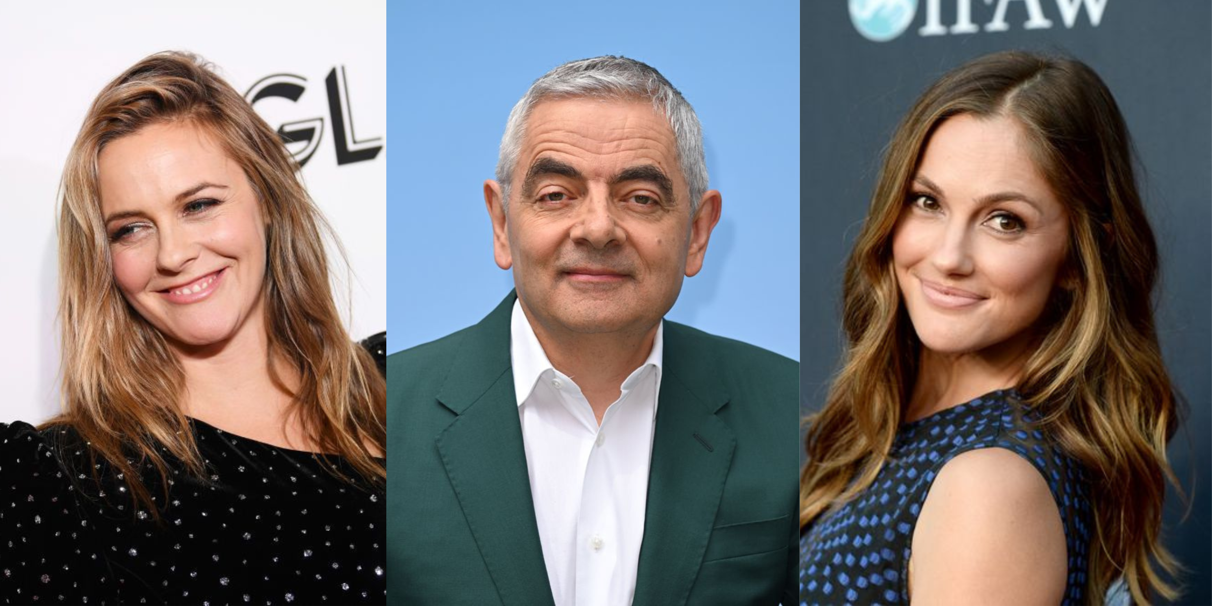 Alicia Silverstone, Rowan Atkinson, Minka Kelly | Source: Getty Images
