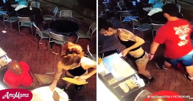 Vidéo du jour: Un client vulgaire attrape les fesses d'une serveuse qui à son tour lui renvoie la monnaie de sa pièce