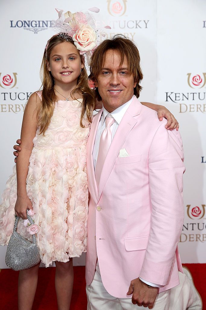 Dannielynn Birkhead and Larry Birkhead at the 141st Kentucky Derby in 2015 in Louisville, Kentucky | Source: Getty Images