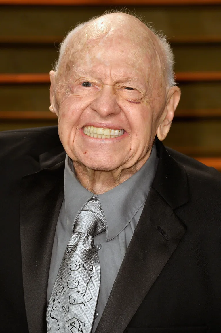 Mickey Rooney at the Vanity Fair Oscar Party hosted by Graydon Carter on March 2, 2014, in West Hollywood, California | Source: Getty Images