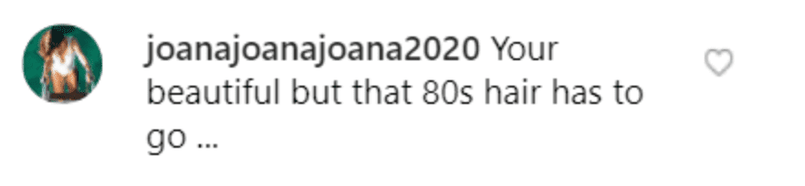 Fan's comment on Theresa Caputo's post. | Source: Instagram/theresacaputo