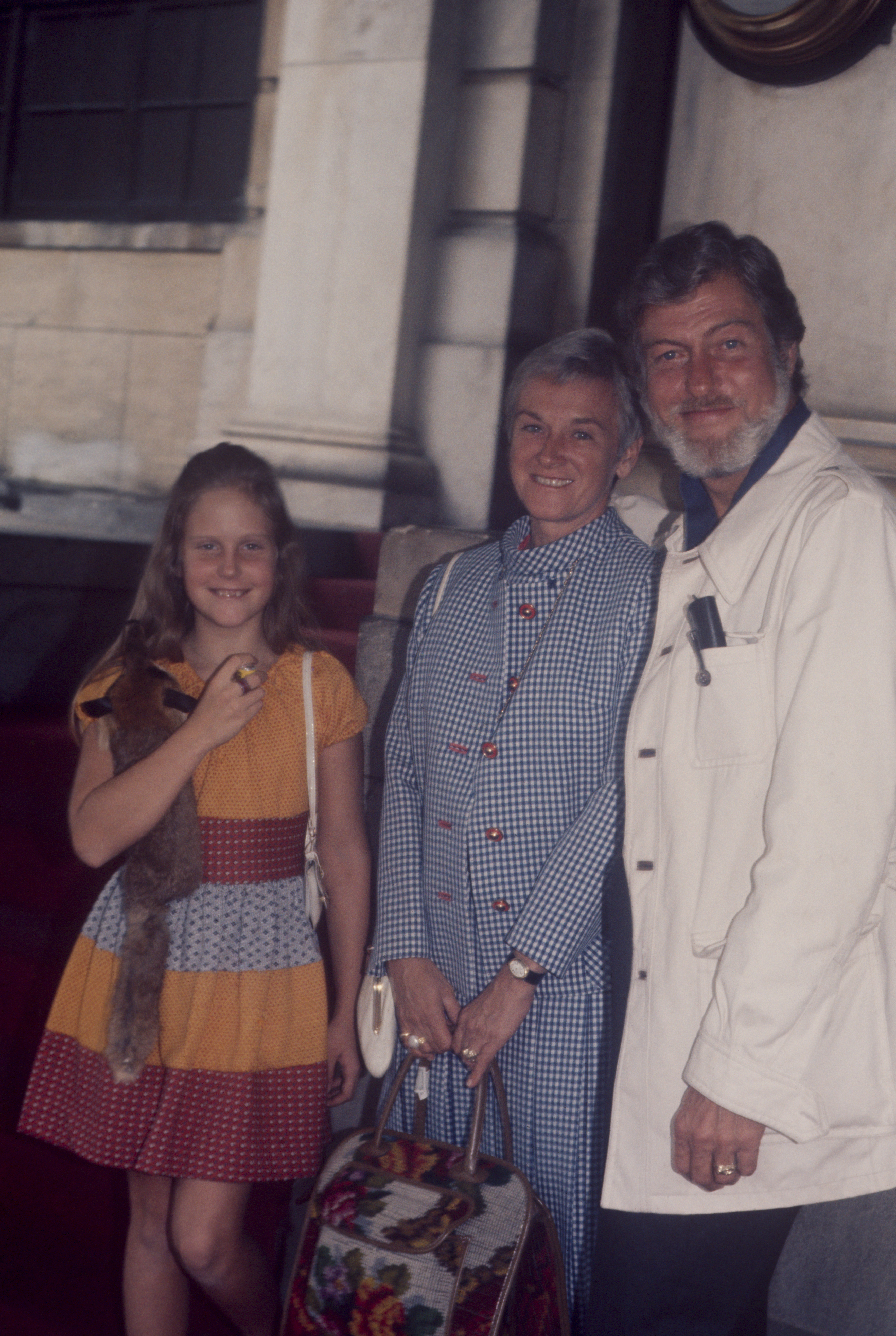 Dick Van Dyke and Margie Willet Van Dyke with their daughter casual street photograph; circa 1970; New York. | Source: Getty Images