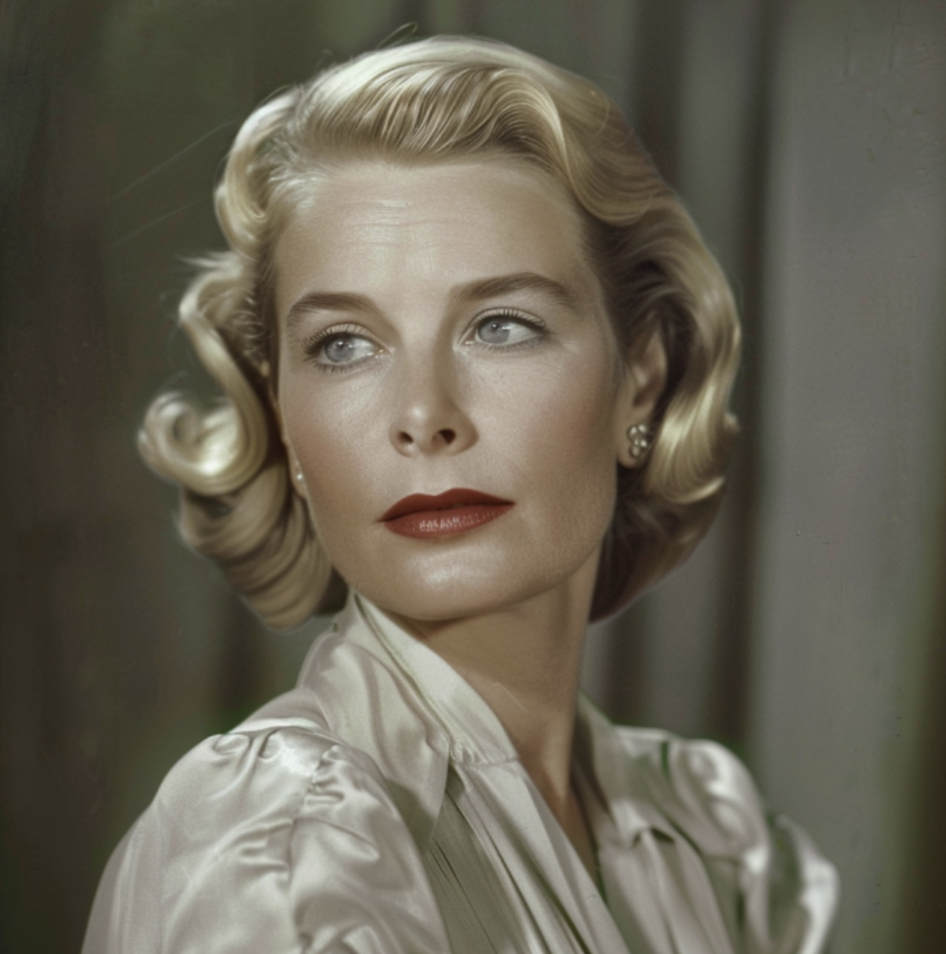 AI image of Grace Kelly in old age | Source: Midjourney