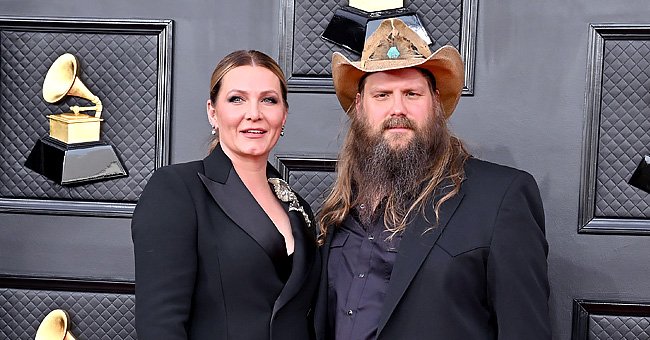 Morgane Stapleton and Chris Stapleton on April 03, 2022, in Las Vegas, Nevada. | Source: Getty Images 