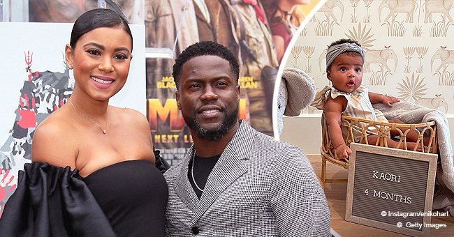 Kevin Hart's Wife Eniko Shows Their 4-Month-Old Daughter Kaori Mai in a ...