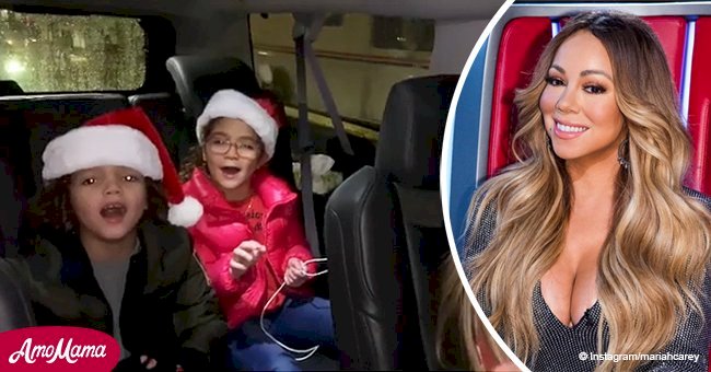 Mariah Carey's beautiful kids show off their voices while singing an iconic Christmas song