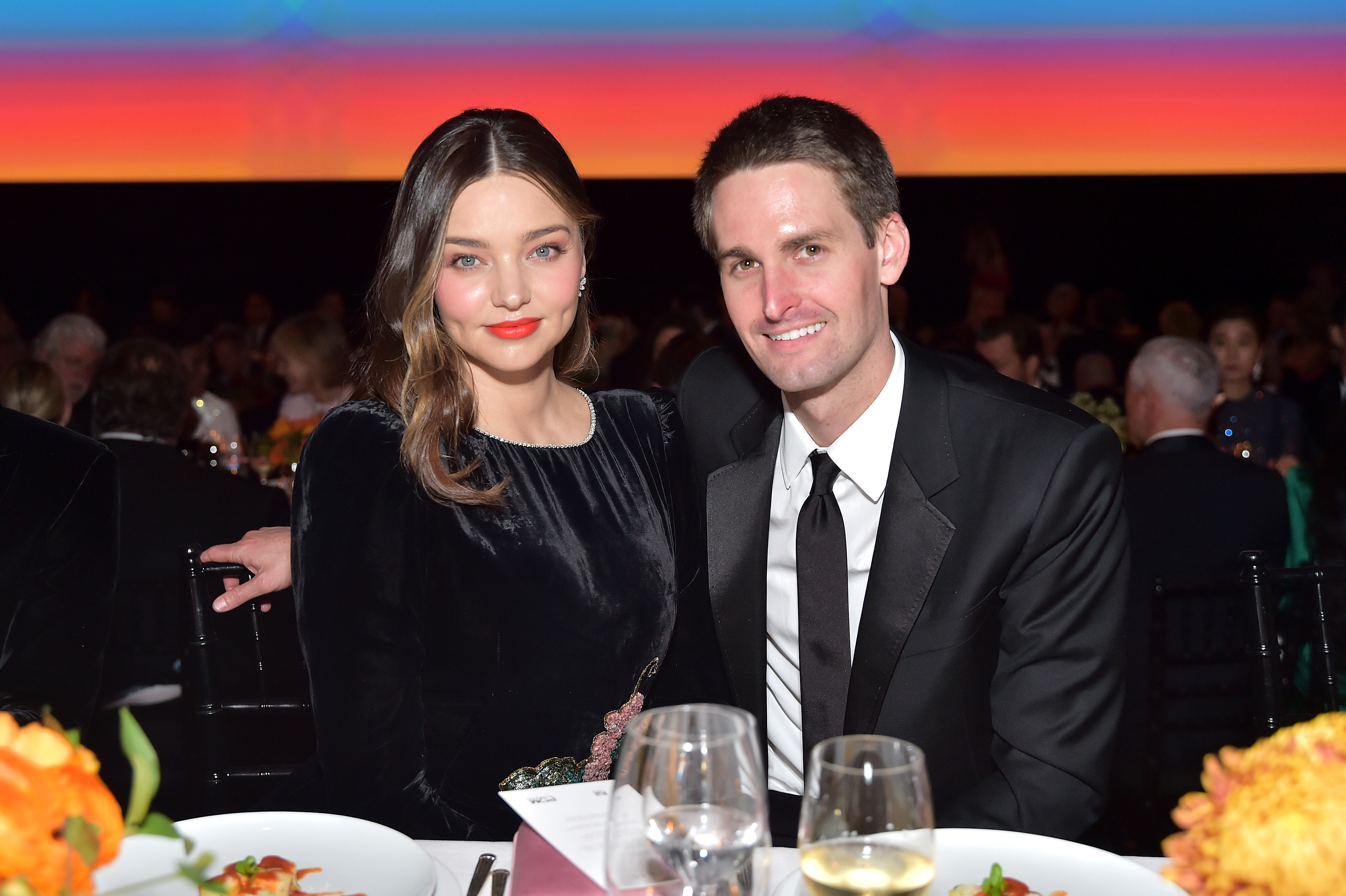 Miranda Kerr and Evan Spiegel attend 2018 LACMA Art + Film Gala on November 3, 2018 in Los Angeles, California | Source: Getty Images