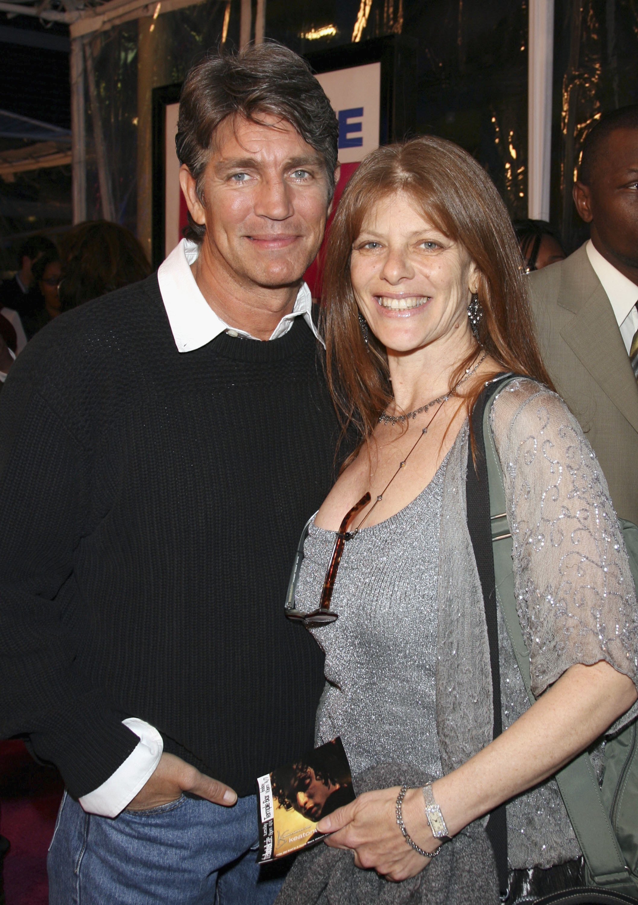 Actor Eric Roberts and his wife Eliza pose at the premiere of Fox Searchlight's "Phat Girlz" at the ArcLight Cinema's on April 3, 2006 in Los Angeles, California. | Source: Getty Images