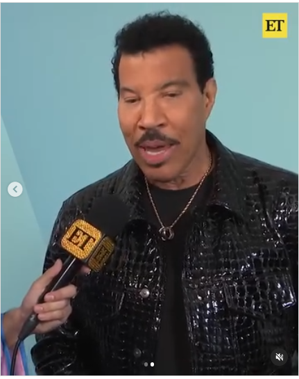 Lionel Richie speaking about his new granddaughter on an Instagram video dated May 20, 2024 | Source: Instagram/entertainmenttonight/