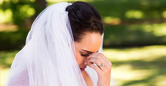 A bride sitting with a worried expression. | Photo: Shutterstock