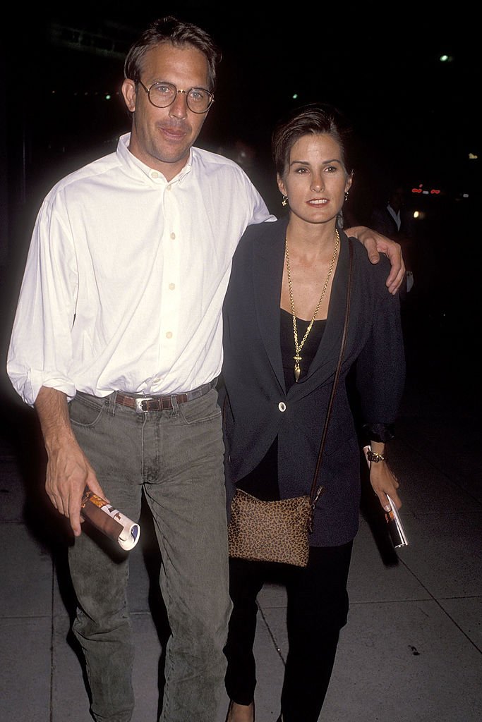 Actor Kevin Costner and wife Cindy Costner on July 22, 1992 at the Wilshire Theatre in Beverly Hills, California. | Source : Getty Images