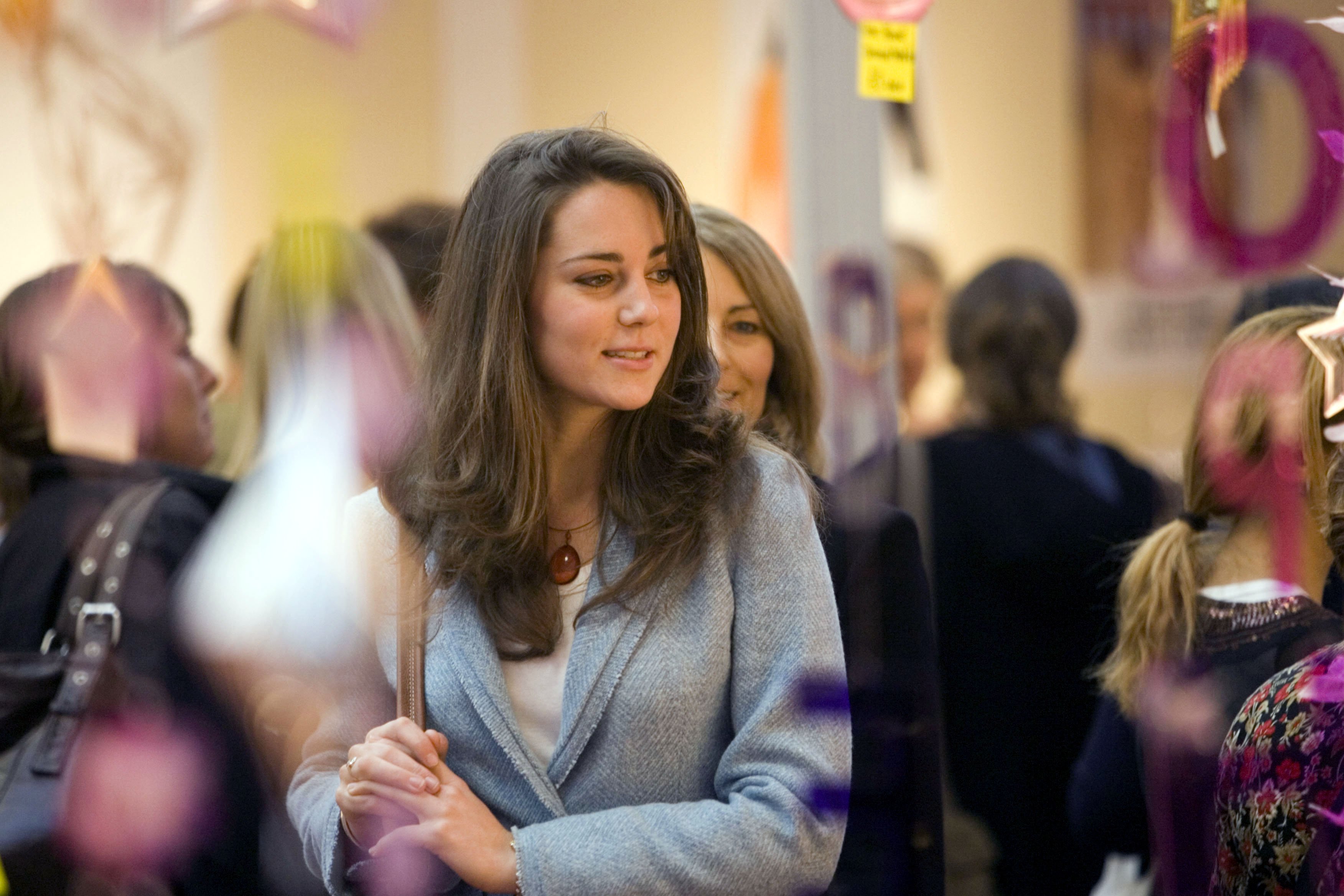 Kate Middleton at The Spirit of Christmas Shopping Festival in London on November 3, 2005. | Source: Getty Images