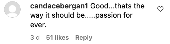 A screenshot of a comment about Matt Damon and Luciana Barroso's PDA dated July 4, 2023. | Source: Instagram.com/@pagesix