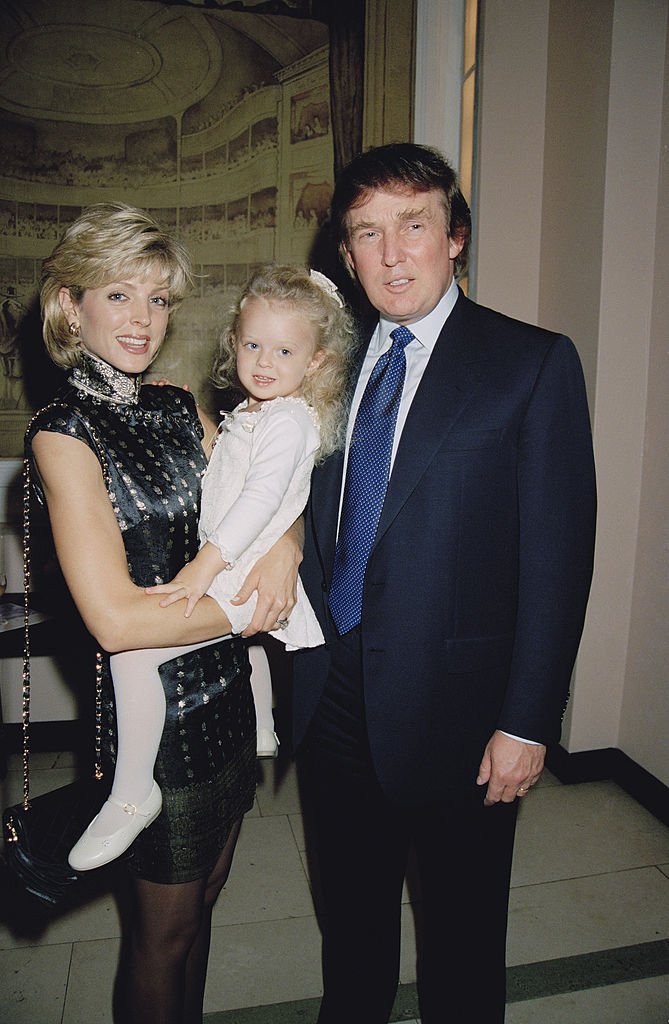Donald Trump, Marla Maples et leur fille Tiffany. l Source : Getty Images