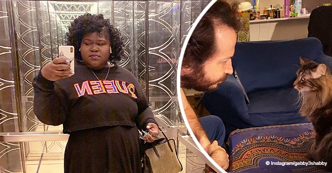 Gabby Sidibe Shares Hilarious Photo of Boyfriend Brandon & Cat Having a ... Gabourey Sidibe Boyfriend