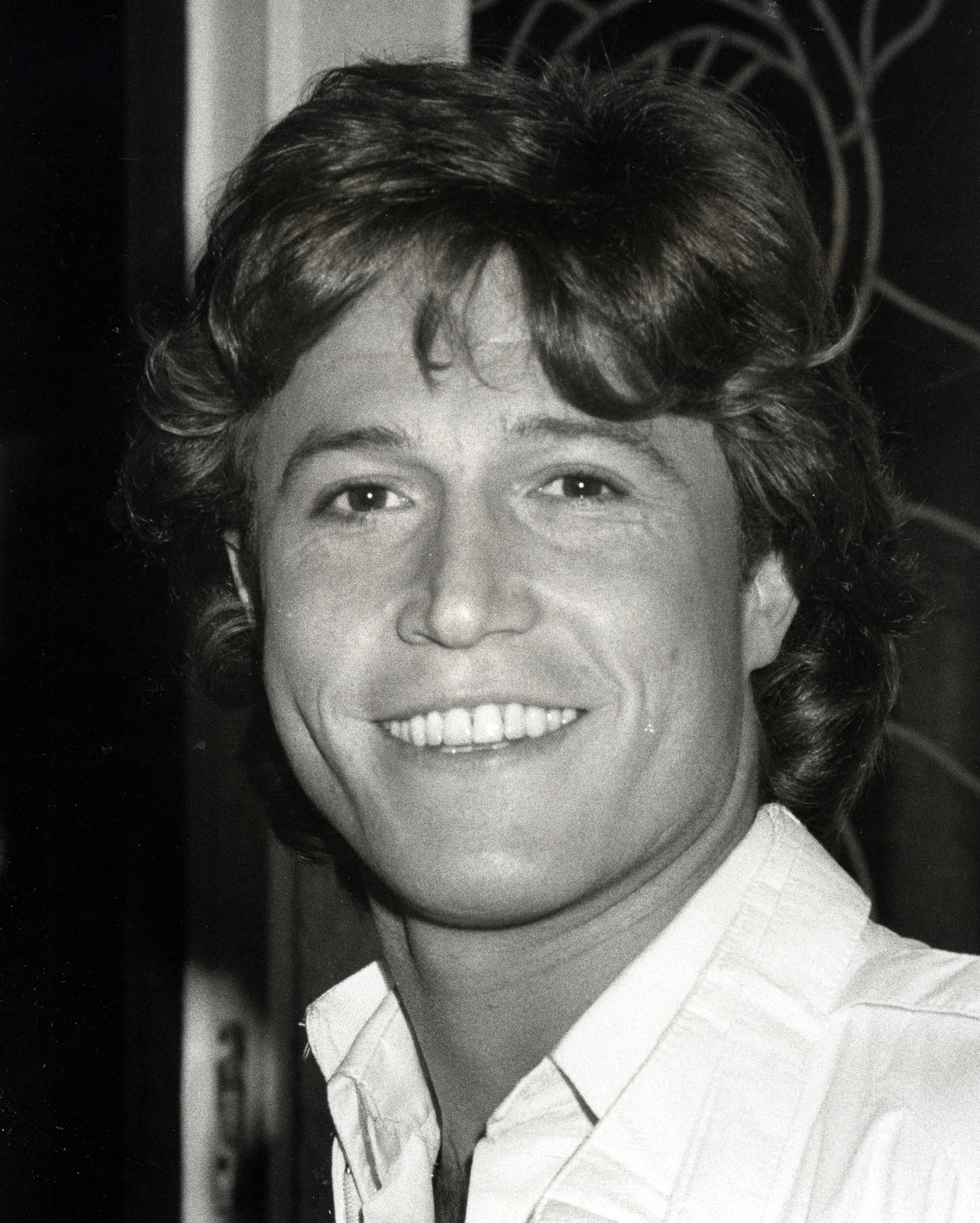 Andy Gibb during Cerebral Palsy Telethon at ABC TV in Beverly Hills, California, on January 18, 1981. Source: Getty Images