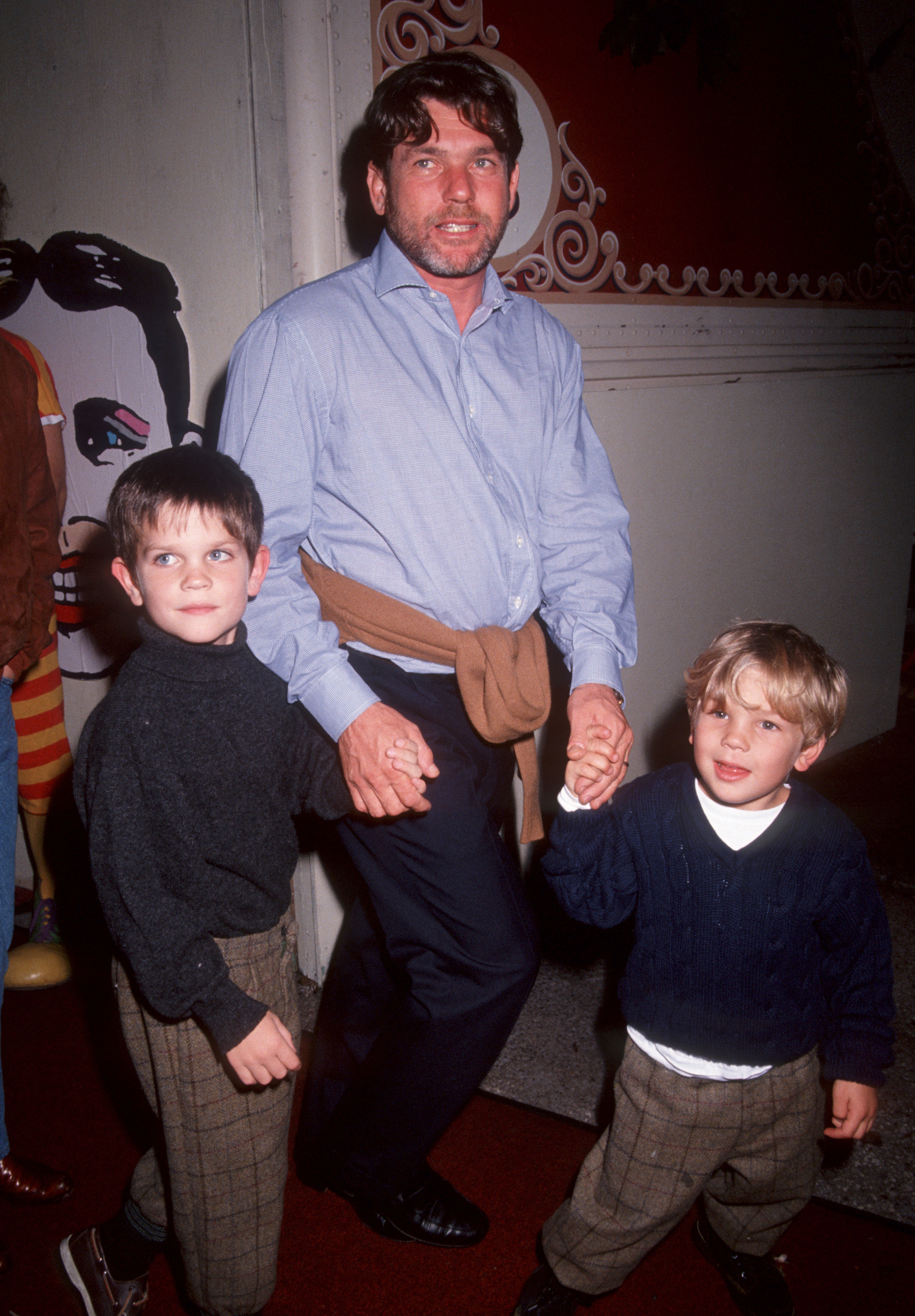 Jann Wenner and his children during 1991 Big Apple Circus at Damrosch Park in New York City. | Source: Getty Images