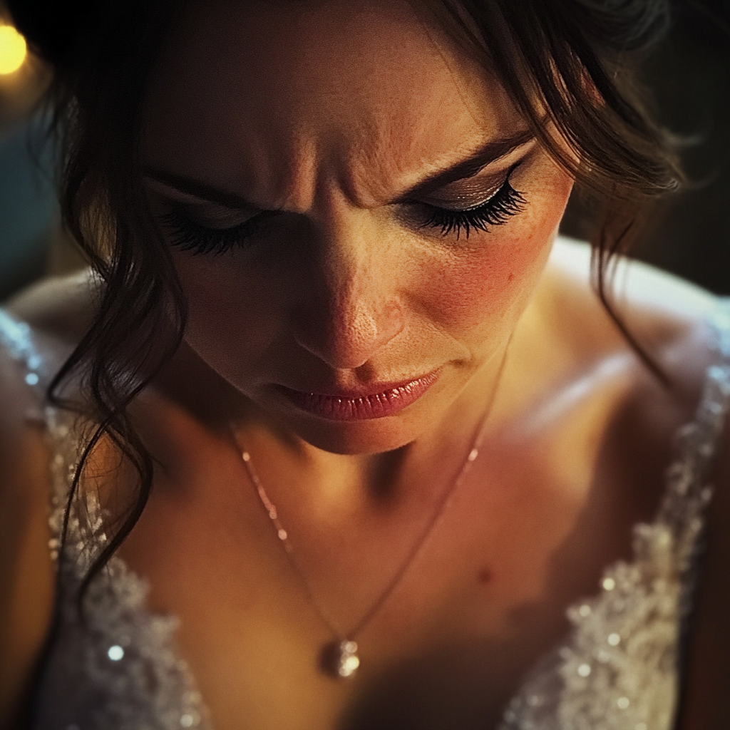 An upset bride | Source: Midjourney