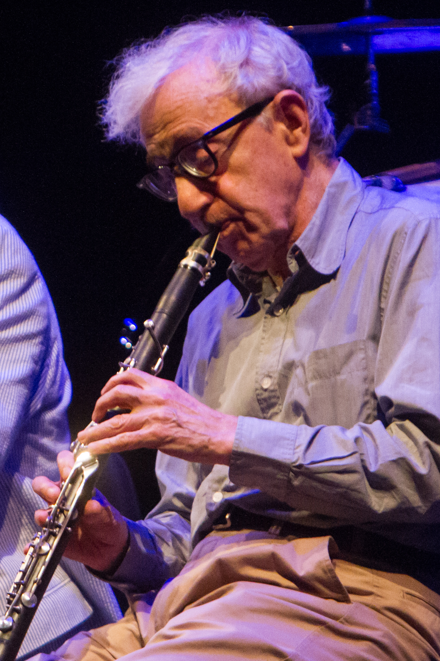 Woody Allen in concert at Teatro Degli Arcimboldi in Milano, Italy, on June 28 2019. | Source: Getty Images