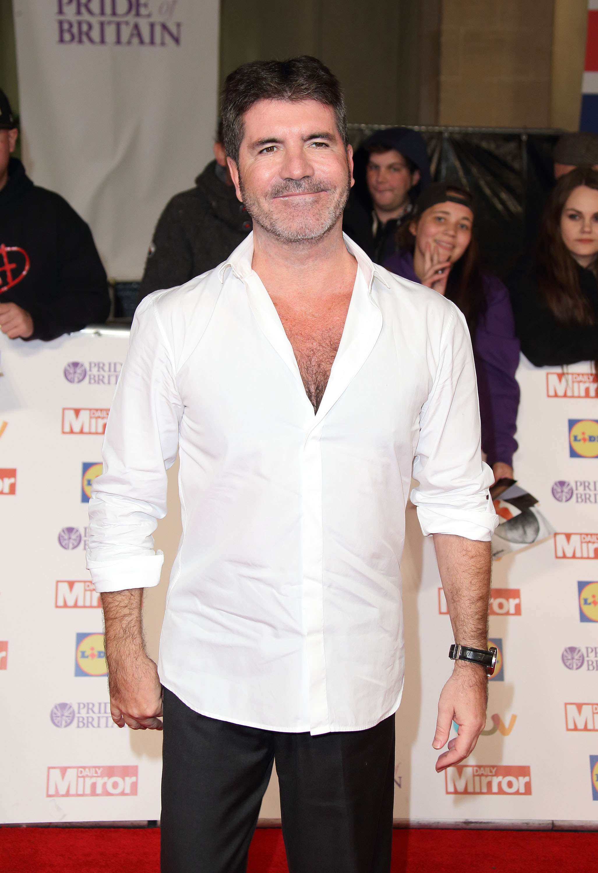 Simon Cowell at the Pride of Britain Awards on September 28, 2015 | Source: Getty Images