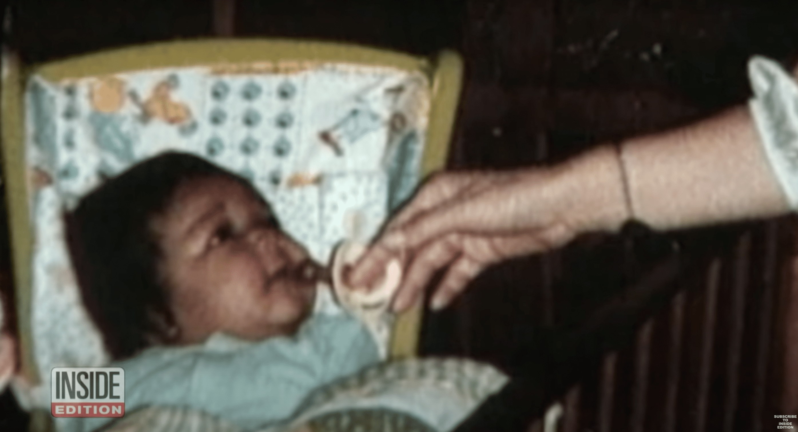 Elizabeth Muto Hunterton as a baby. | Source: YouTube.com/Inside Edition