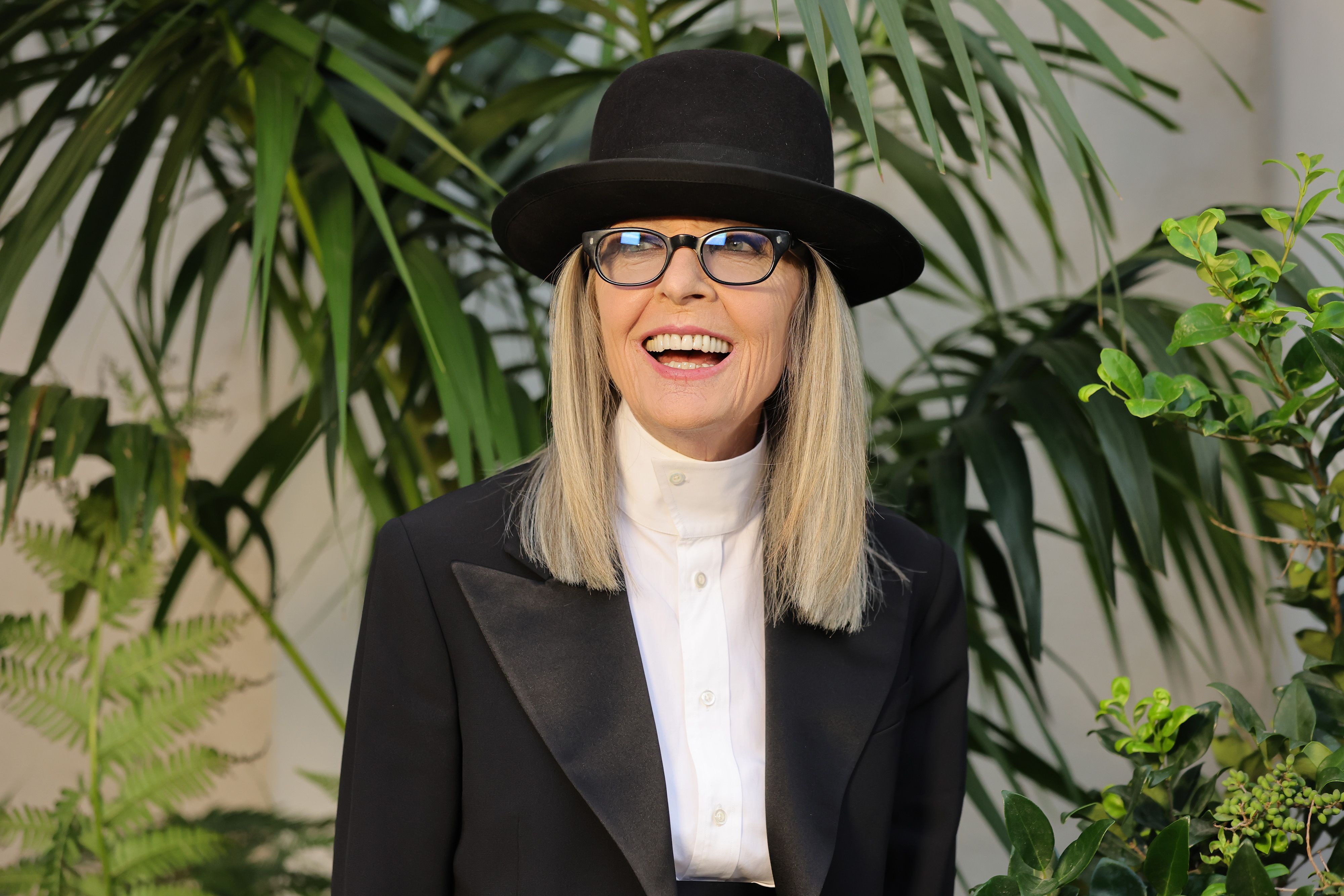 Diane Keaton attends the Ralph Lauren SS23 Runway Show at The Huntington Library, Art Collections, and Botanical Gardens on October 13, 2022, in San Marino, California. | Source: Getty Images