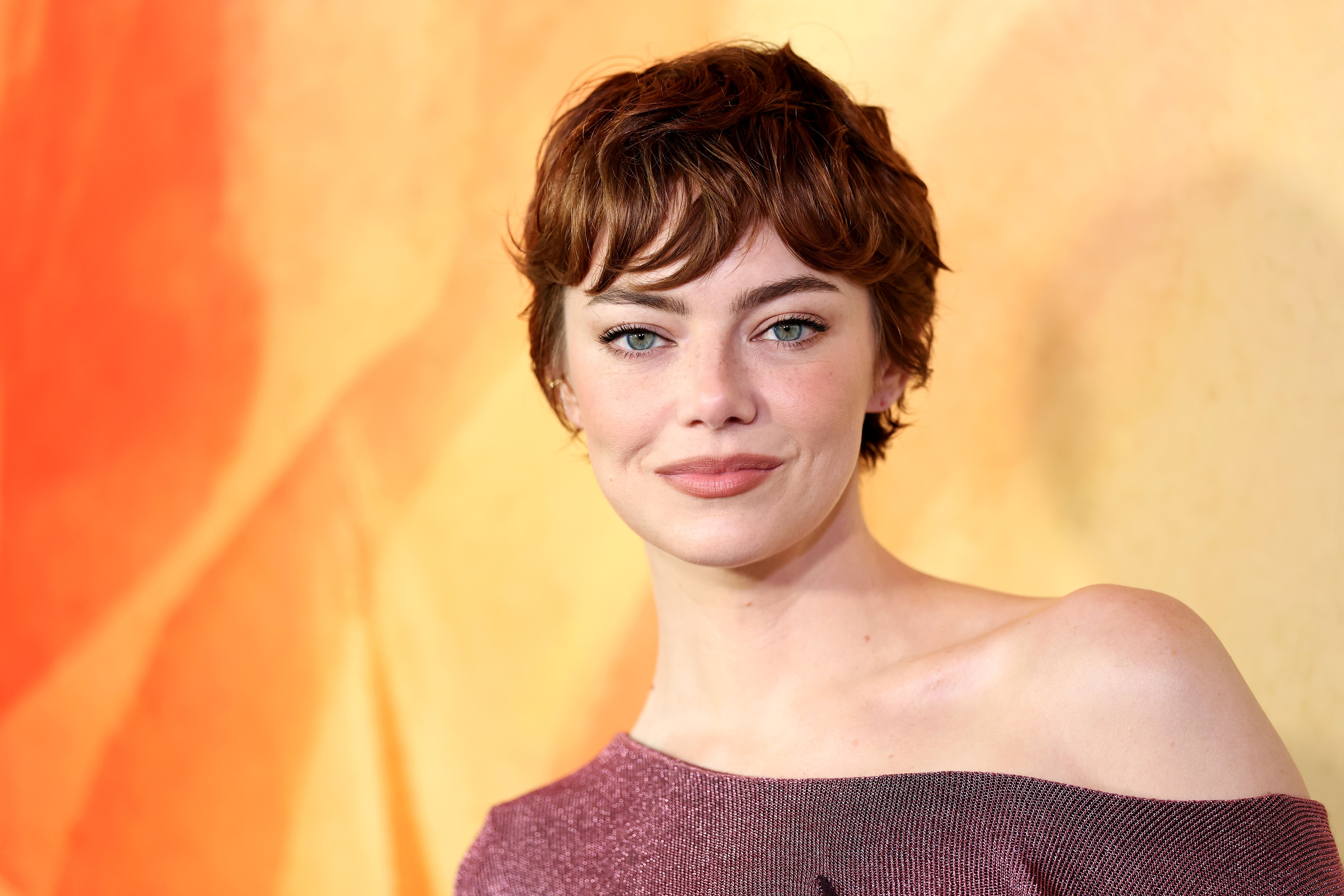 Emma Stone at the "Eddington" premiere on June 26, 2025. | Source: Getty Images
