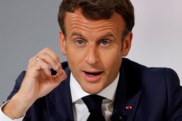 Emmanuel Macron lors d'une conférence de presse avant le sommet du G7. |Photo : Getty Images