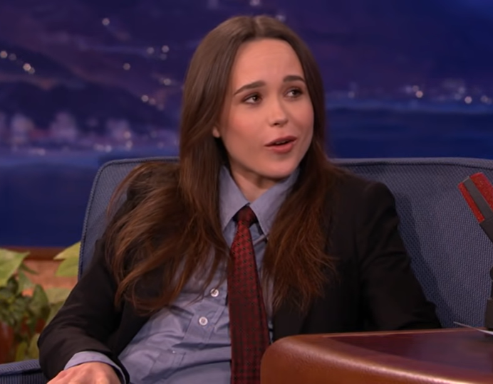 Elliot Page talks about her anxiety dreams, dated May 23, 2014 | Source: YouTube/@TeamCoco
