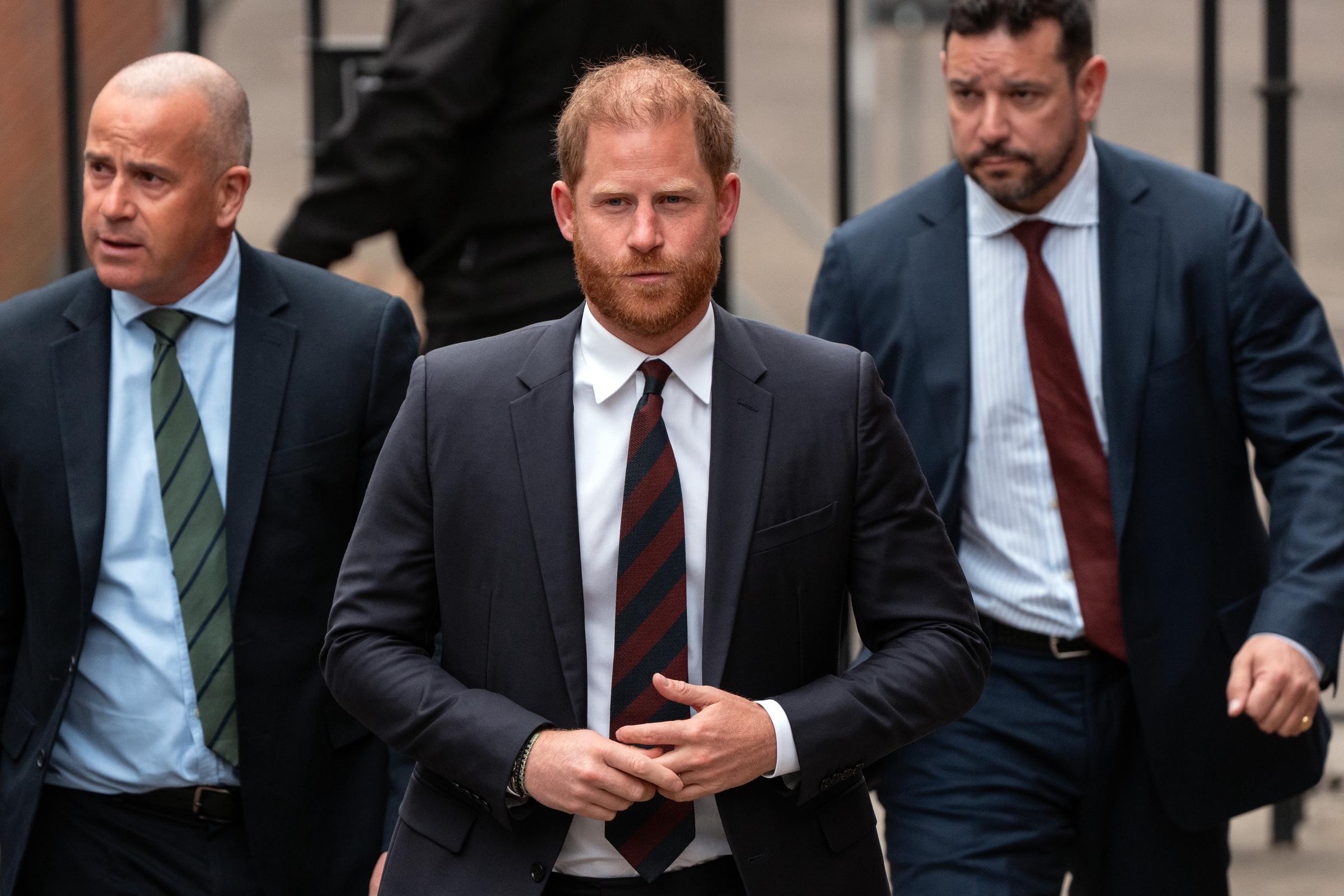 The Duke of Sussex arrives at the Royal Courts of Justice on April 9, 2025 in London, England | Source: Getty Images