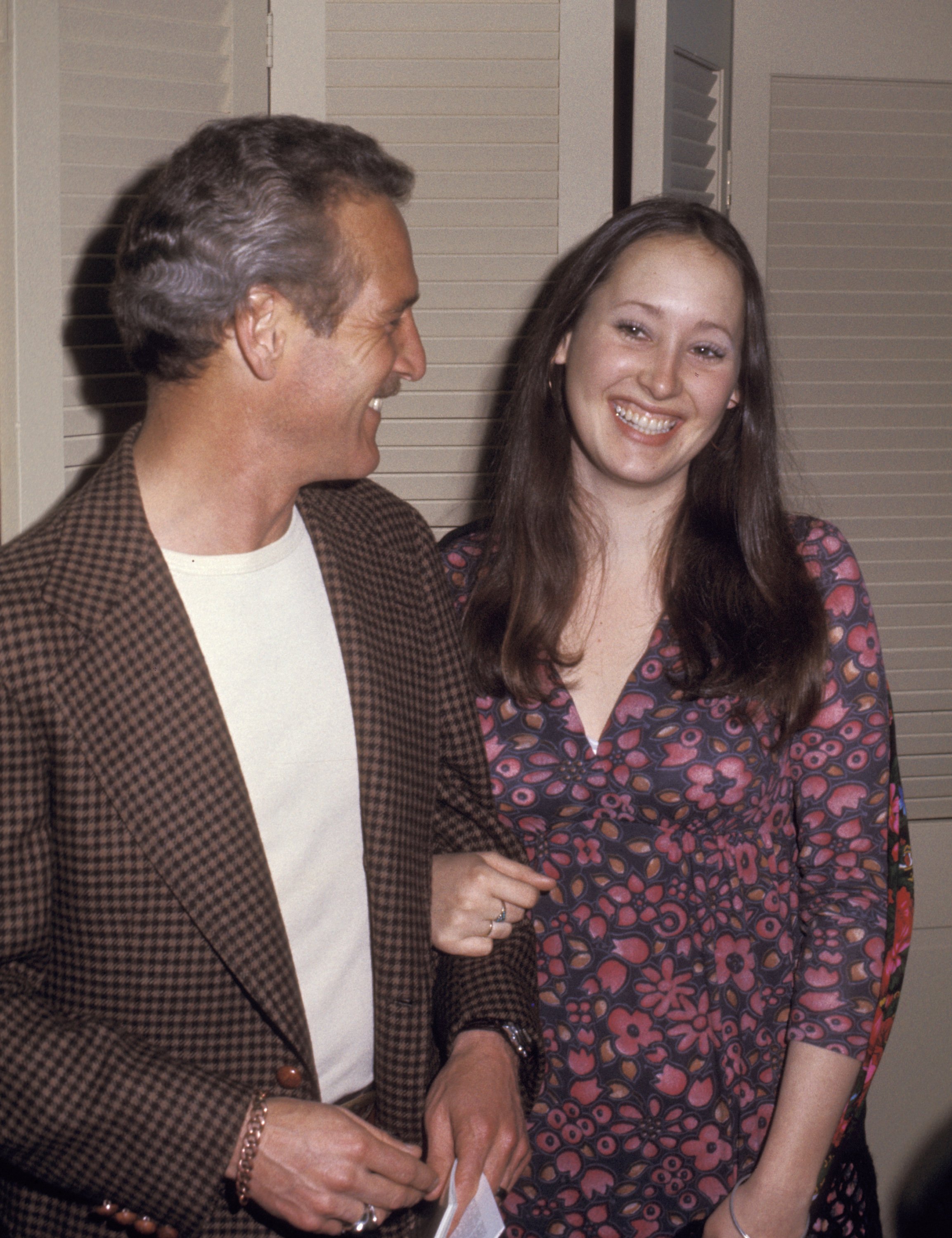 Paul Newman and Daughter Susan Newman. | Source: Getty Images