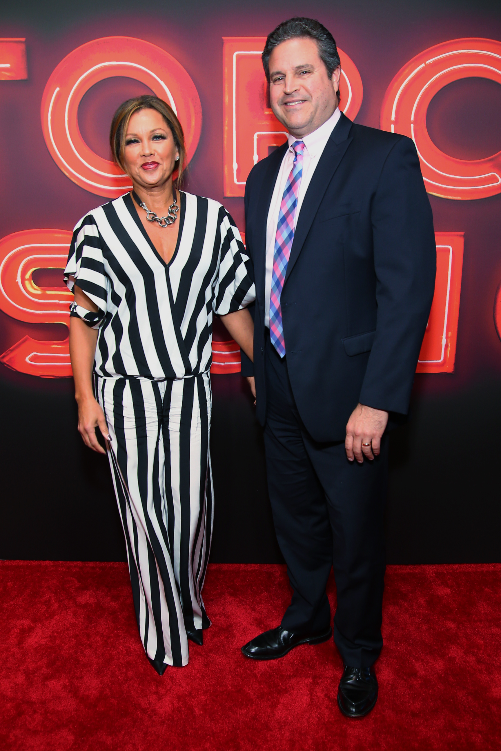 Vanessa Williams and Jim Skrip at the Broadway opening for "Torch Song" in New York City on November 1, 2018 | Source: Getty Images