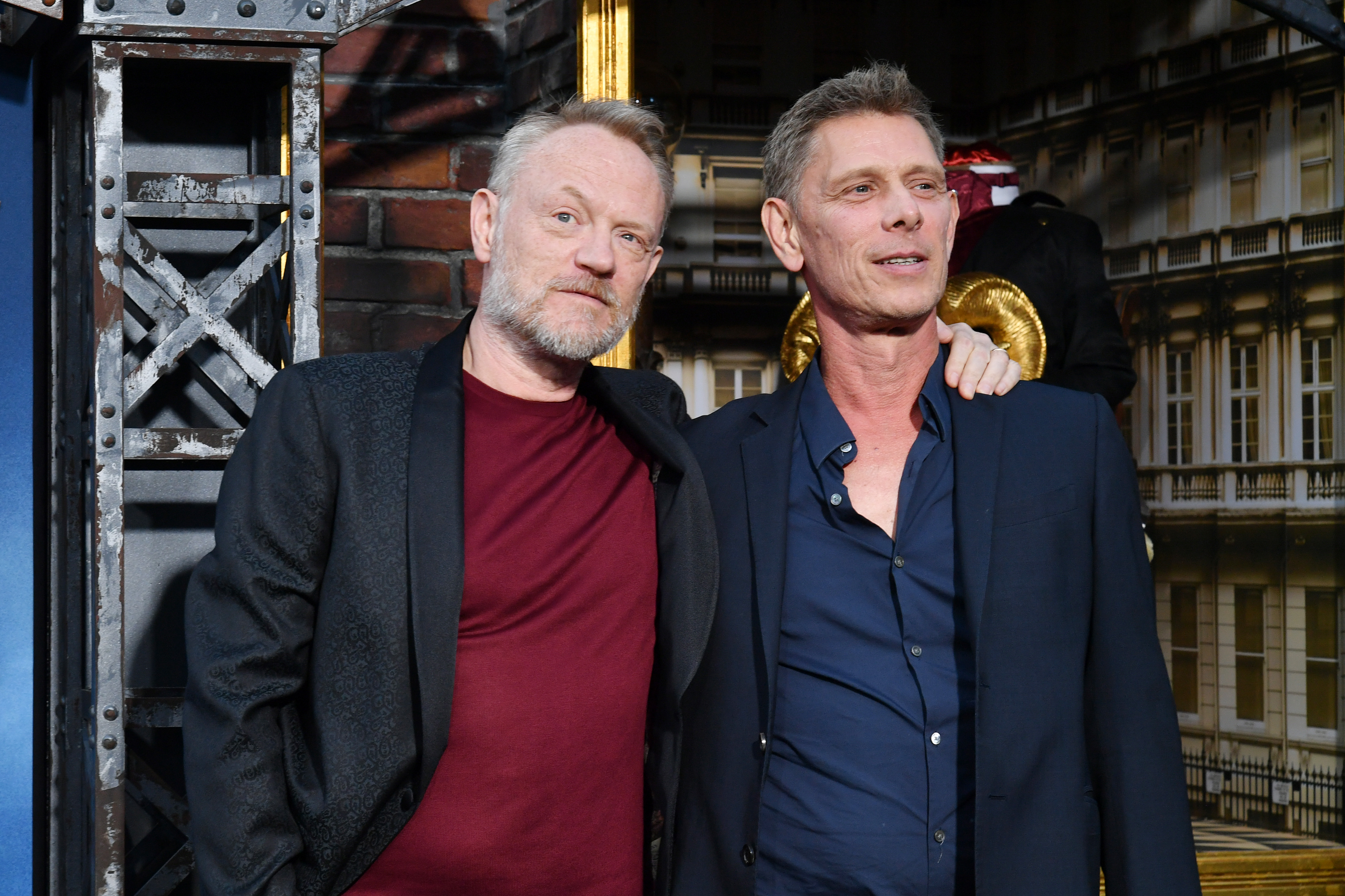 Jared Harris and Jamie Harris at the Los Angeles premiere of "Carnival Row" on August 21, 2019, in Hollywood | Source: Getty Images
