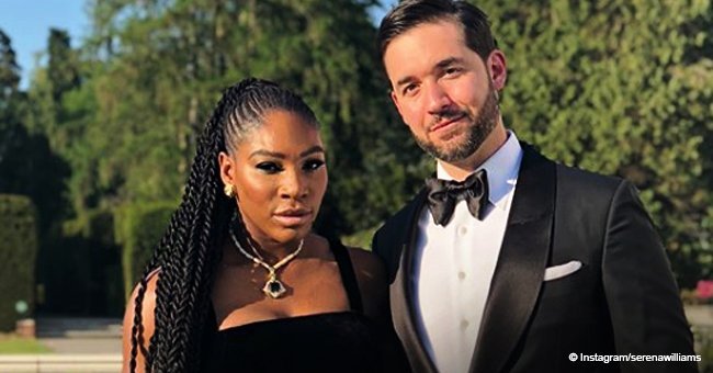 Serena Williams' husband melts hearts with photo of his wife and daughter at the Paris zoo