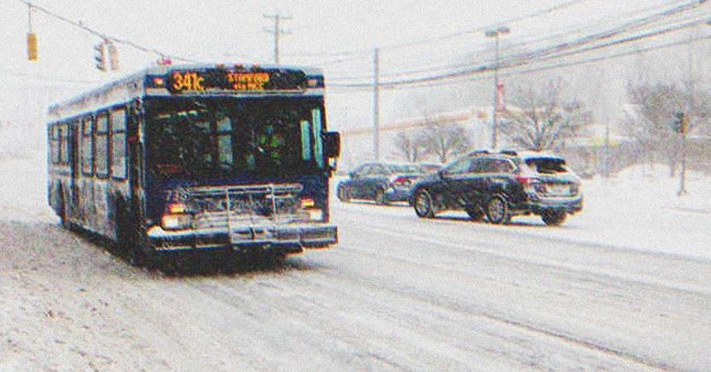 A bus in a snowy day | Source: Shutterstock