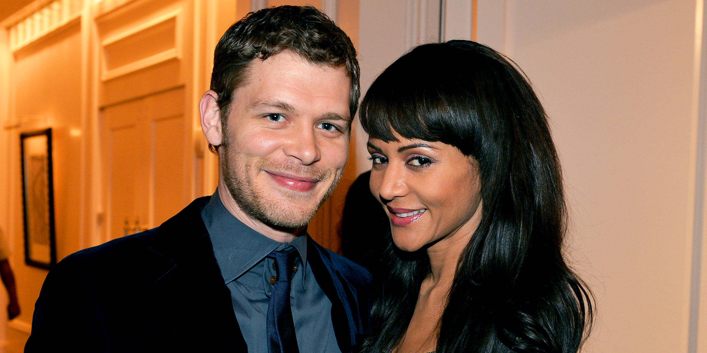 Joseph Morgan and Persia White. | Source: Getty Images