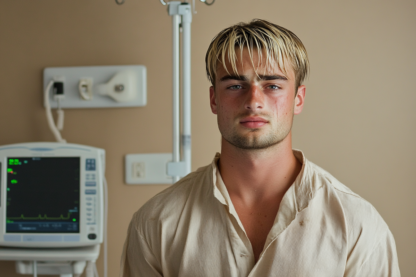 A man standing in a hospital room | Source: Midjourney