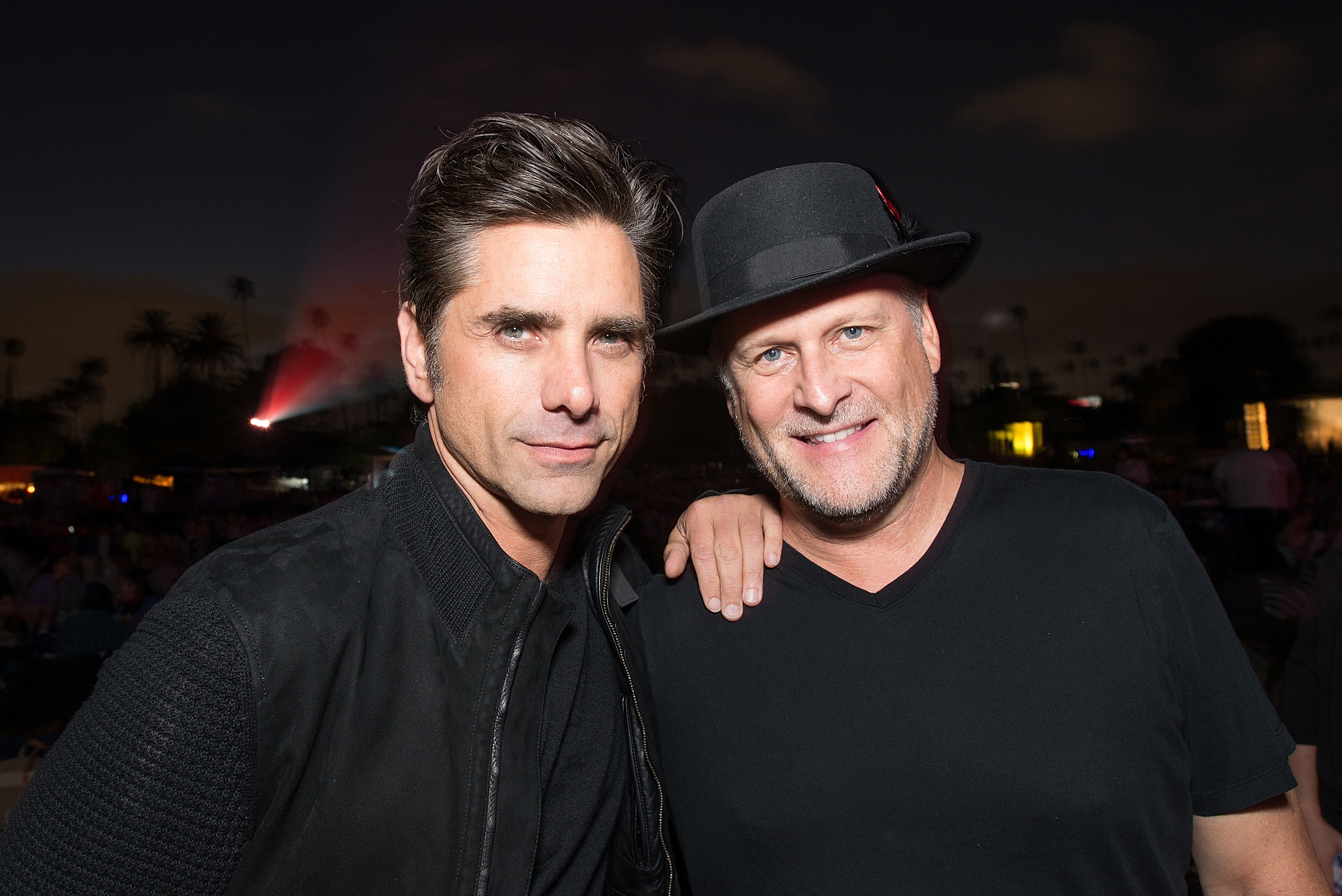 John Stamos and Dave Coulier at the Cinespia's screening of "Some Like It Hot" in Hollywood, California on August 19, 2017 | Source: Getty Images