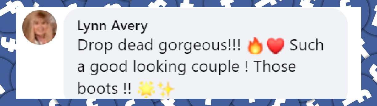 A netizen's comment on a video of Reba McEntire and Rex Linn on May 8, 2025, in Frisco, Texas | Source: Facebook/ACM - Academy of Country Music