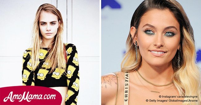 Michael Jackson's daughter Paris shares a passionate kiss on a date with her alleged girlfriend 