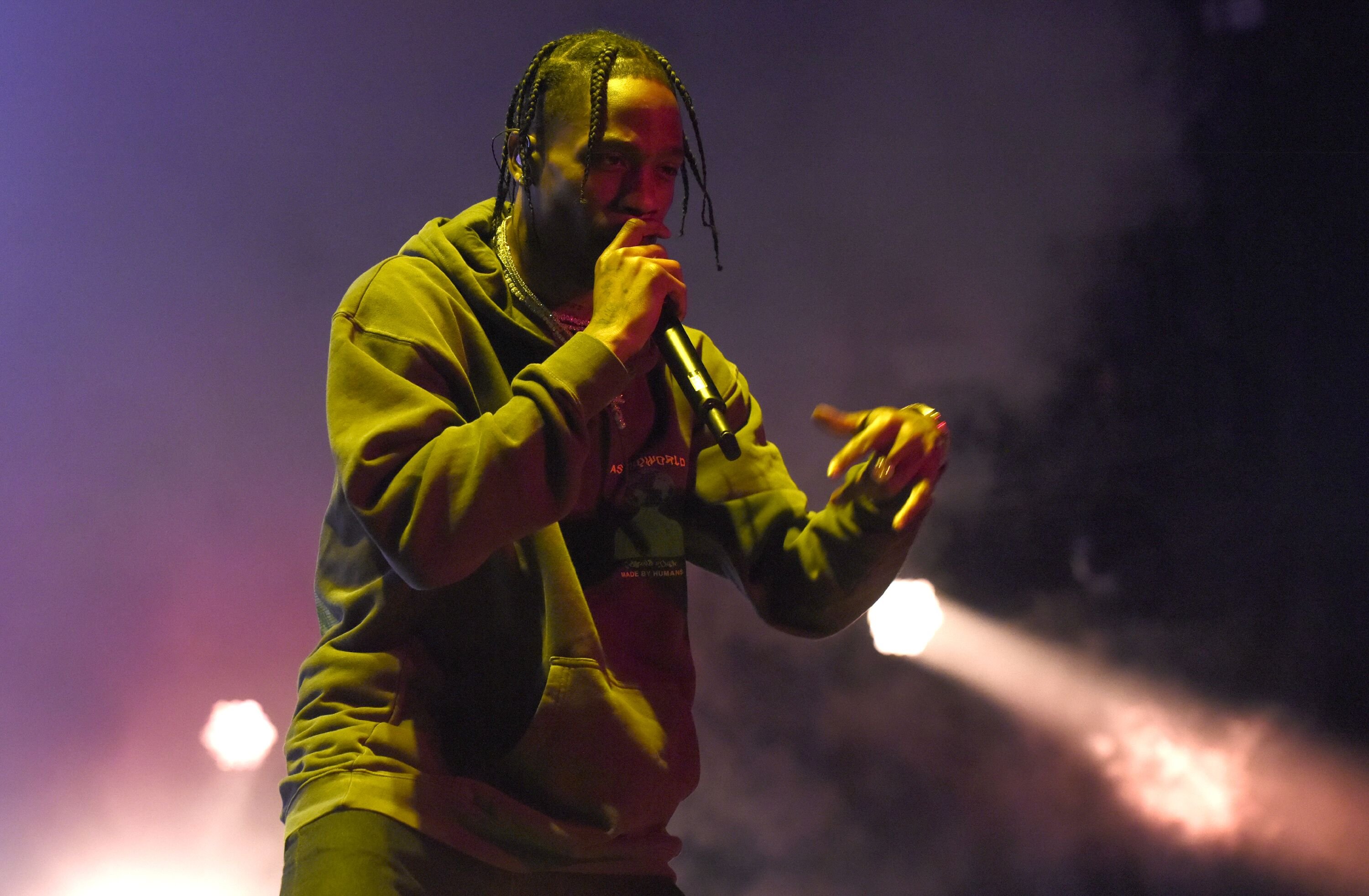 Le rappeur Travis Scott. l Source : Getty Images